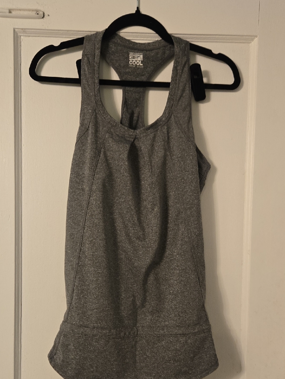 32 Degrees Gray Racerback Athletic Tank Top